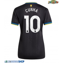 Maglie da calcio Manchester United Matheus Cunha #10 Terza Maglia Femminile 2025-26 Manica Corta